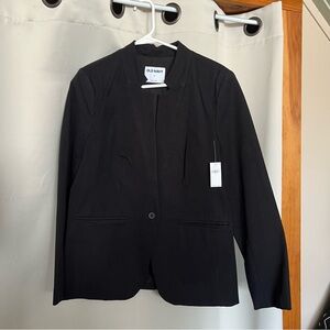 Old Navy Women's Classic Black Suit Jacket - Notched Collar